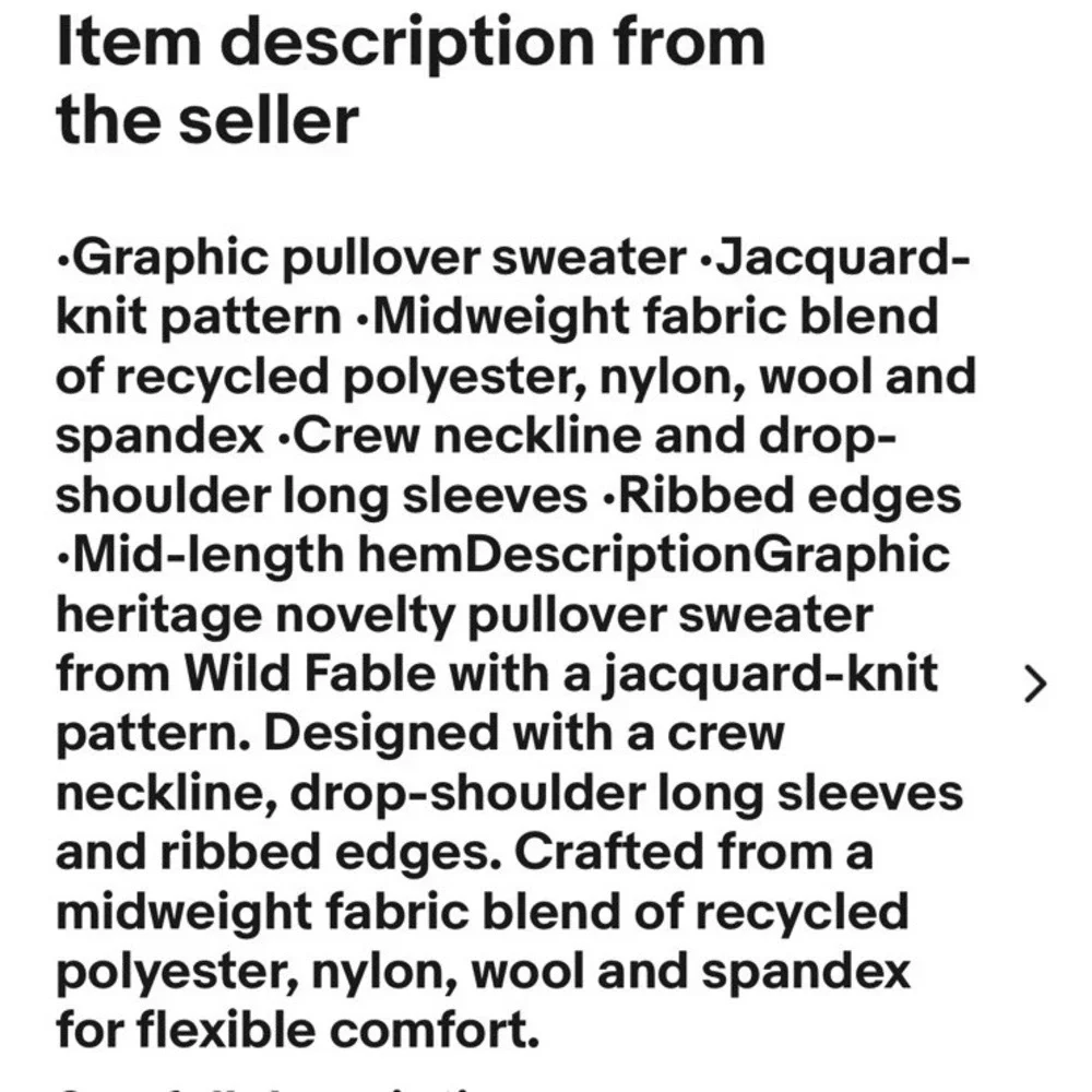 Women Size Small Crewneck Pullover Heritage Novelty Sweater - Wild Fable DOG
